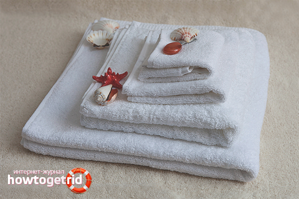 Как да избелваме кухненските кърпи за народни средства