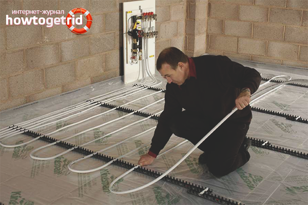 Монтаж на воден под