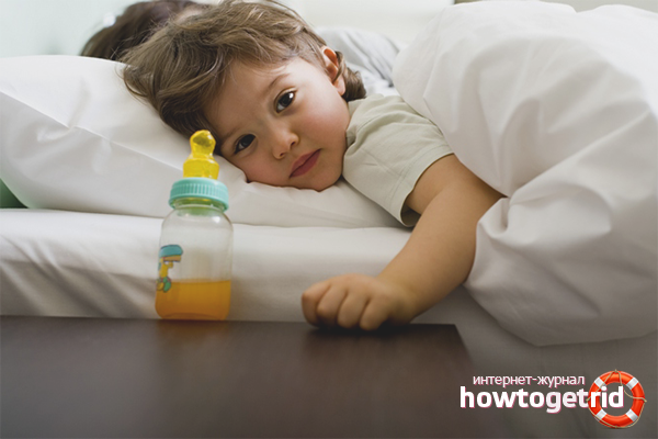 Как да отбием бебето от бутилката през нощта