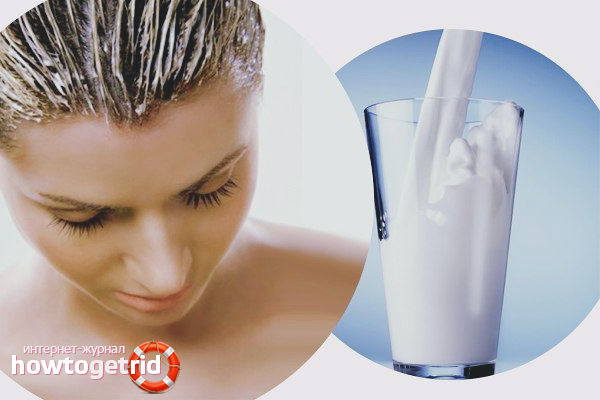 Как да измием боята от косата с кефир