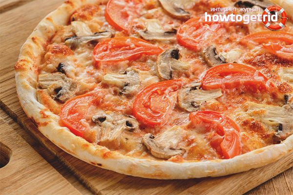 Пица с шампанско в тиган