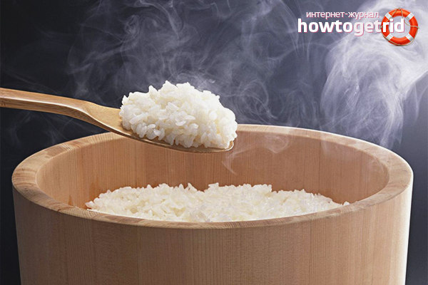 Технология на приготвяне на ориз за рула