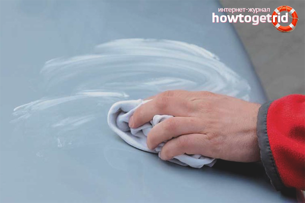 Ръчно полиран автомобил