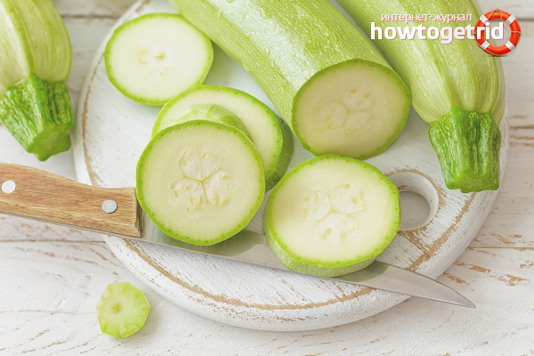 Характеристики на събирането и избора на тиквички за хранене