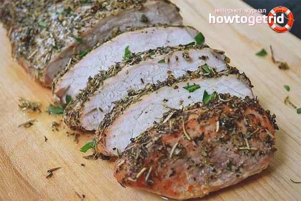 Печена шунка в бавна готварска печка