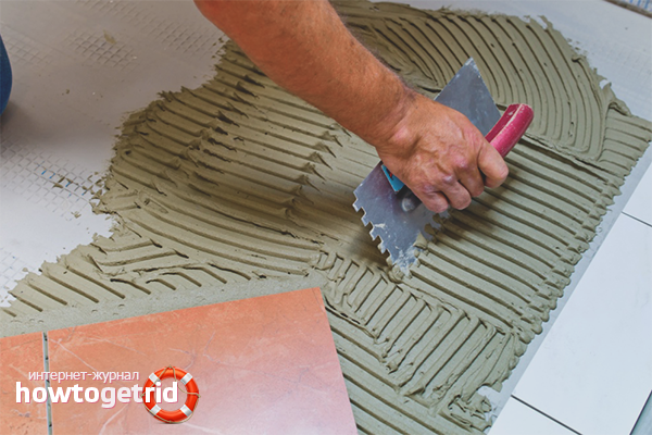 Правилната консистенция на лепилото за плочки