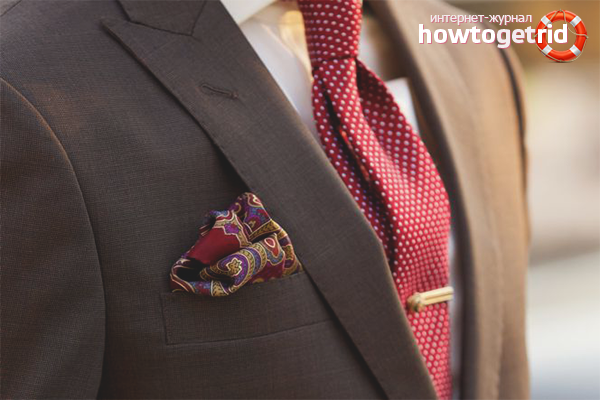 Wie trägt man eine Krawattenklammer?