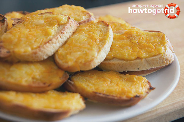 Крутони със сирене