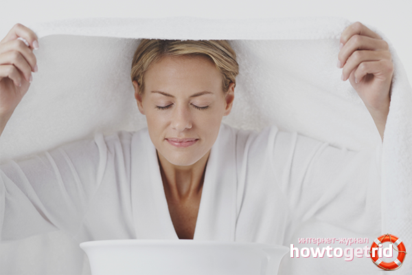 Как да се лекува синузит с вдишване