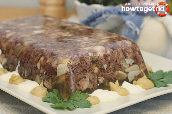 Говеждо на основата на желе