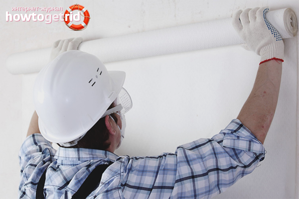 Залепване на тапети за гипсокартон