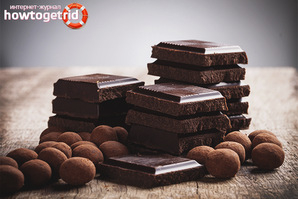 Правила за съхранение на шоколад