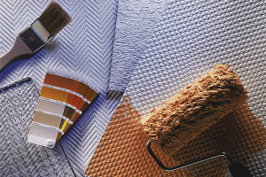  Как да лепене стъкло тапет за боядисване