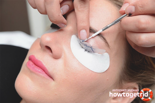 Ламиниране на мигли