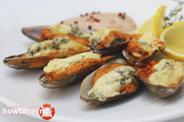 Печени миди във фурната