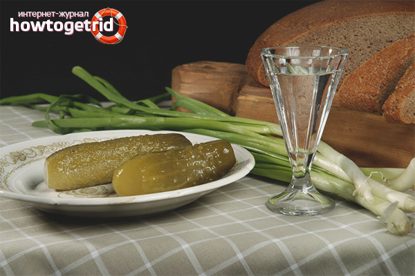 Какво да ядете водка