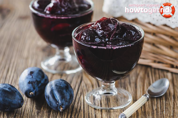 Jam от сливи с камъни