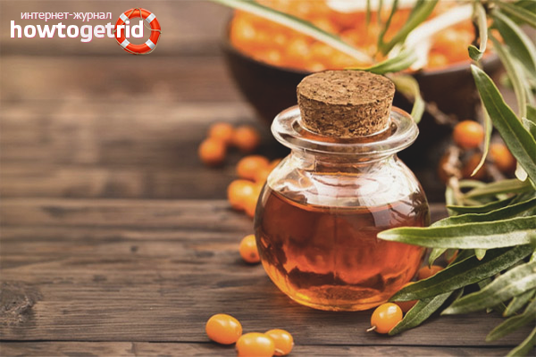 Масло от морски зърнастец за суха коса