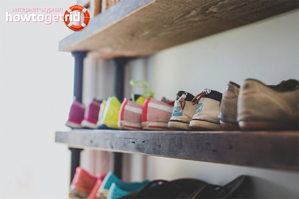 Сезонно съхранение на обувки