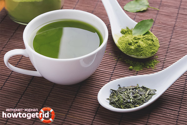 Рецепти за млечен зелен чай
