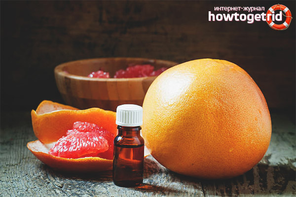 Рецепти за лицето с масло от грейпфрут