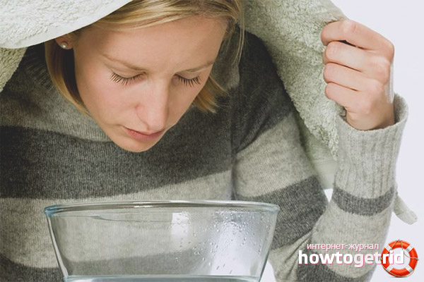 Как се прави инхалация върху картофите