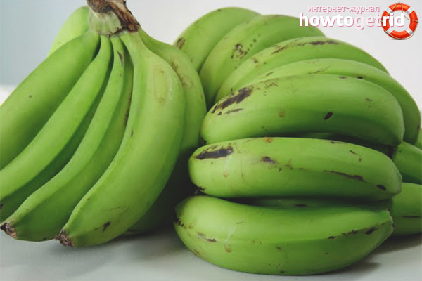Съхранение на зелени банани