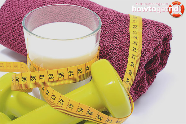 Кефир след тренировка