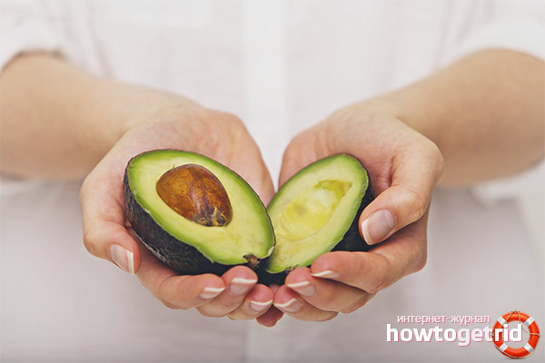 Гастровити авокадо