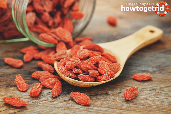 Goji стойност плодове