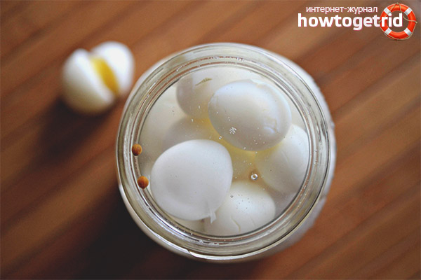 Оригинални мариновани пъдпъдъчи яйца