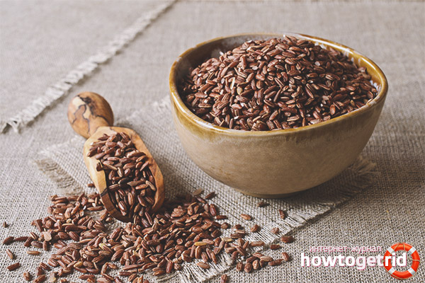 Хранителната стойност на червения ориз