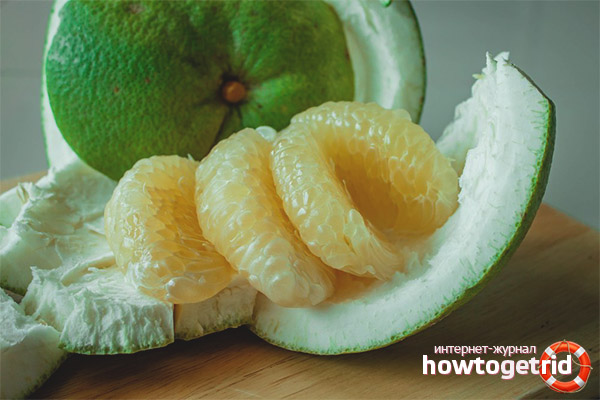 Консумацията на плодове pomelo отслабване